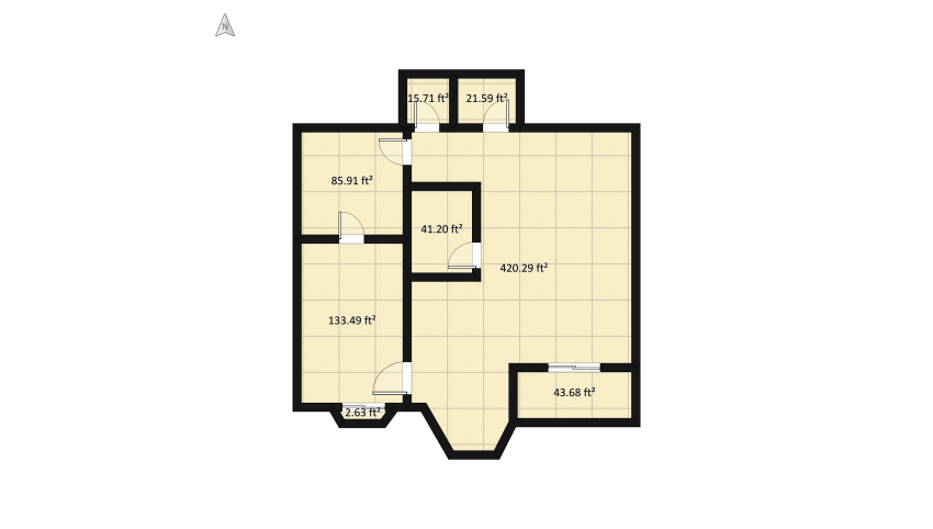 Basement Mississauga (Drake & Co) floor plan 82.15