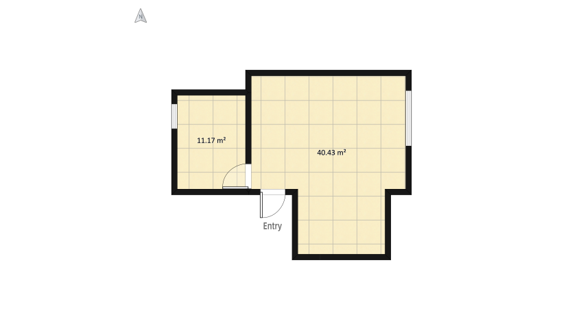 Dormitorio floor plan 56.68