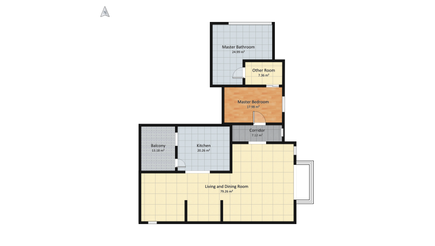 Apartment floor plan 185.59