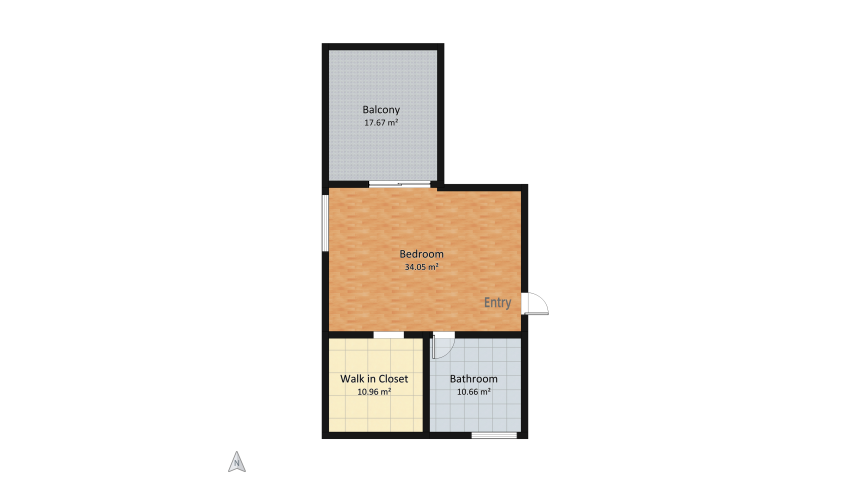 fun bedroom floor plan 73.34