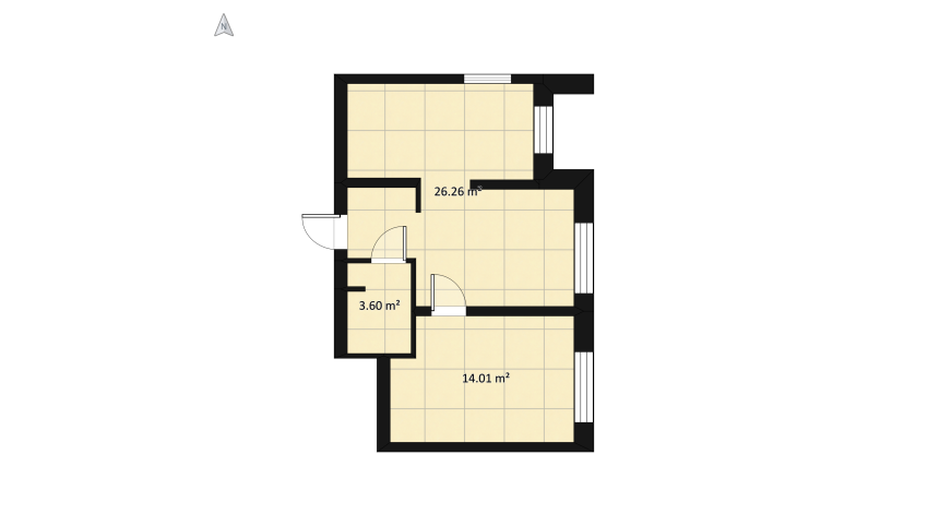 Modern floor plan 51.62