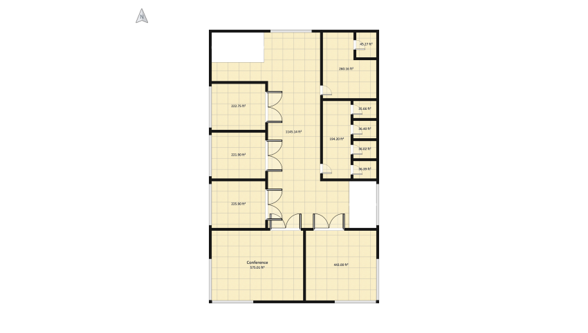 Office Space floor plan 756.18
