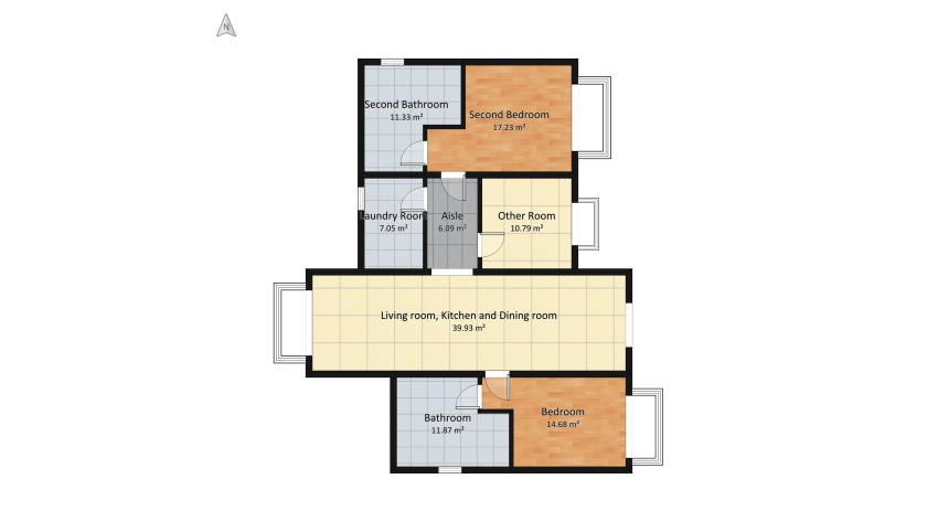 My Home floor plan 133.47