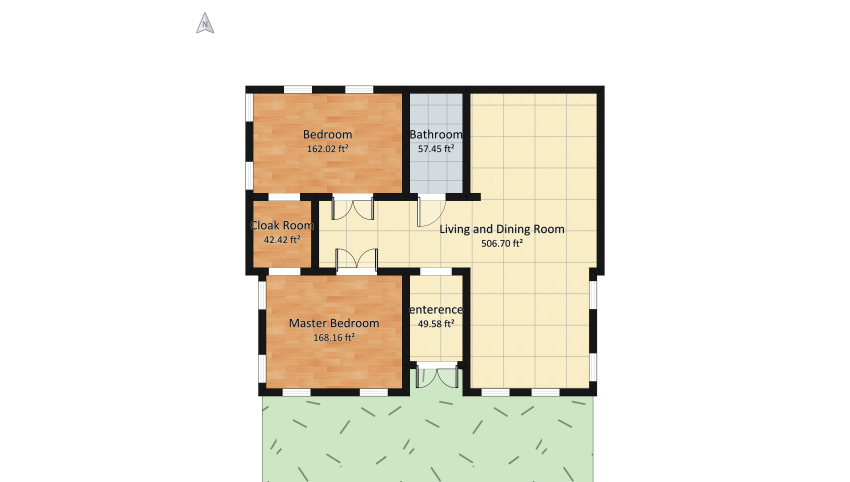 House #3 floor plan 187.89