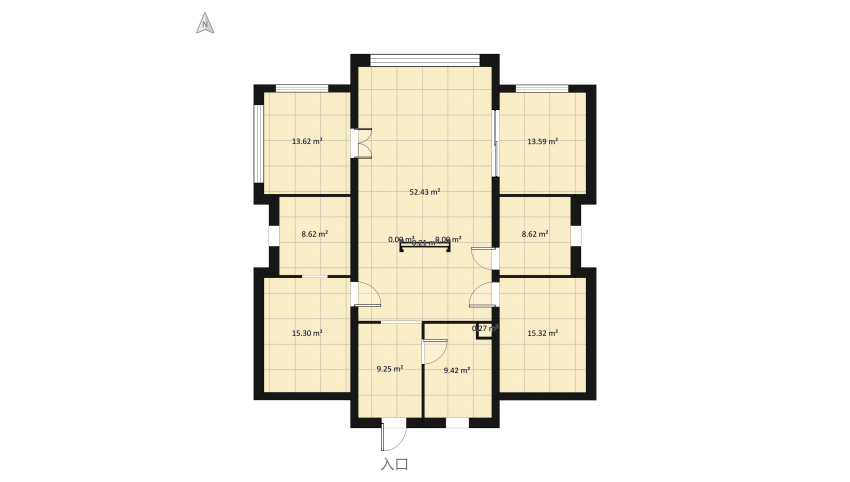 Copy of Гостиная  floor plan 166.55