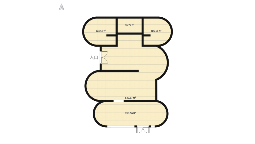 Art Gallergy floor plan 266.54