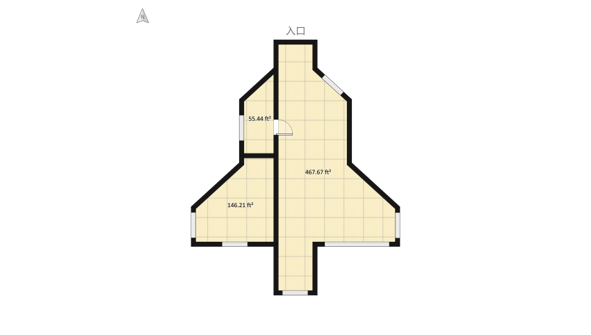 #ChristmasRoomContest (Cabin Interior) floor plan 69.63