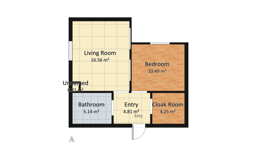 Project - Memphis style floor plan 41.46