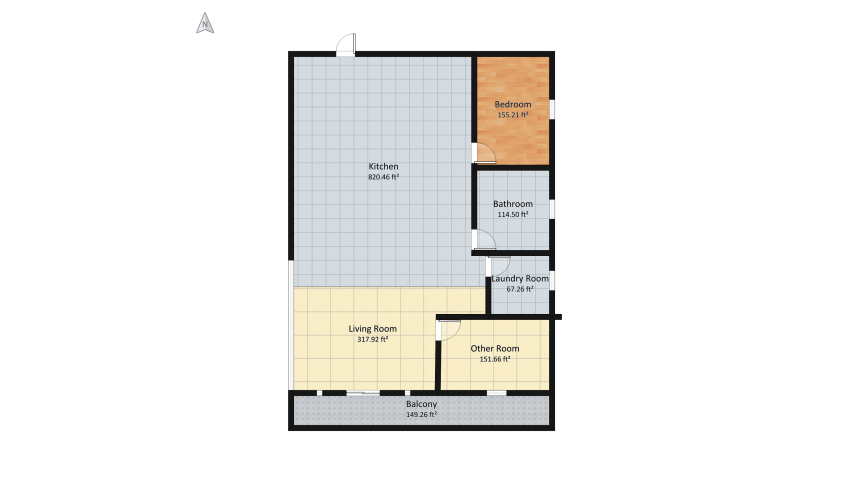 Sharun's Homestyle Design Condo floor plan 180.19