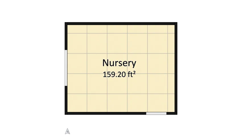 Bright Nursery floor plan 14.79