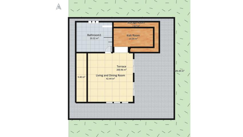 Forest cottage floor plan 902.07