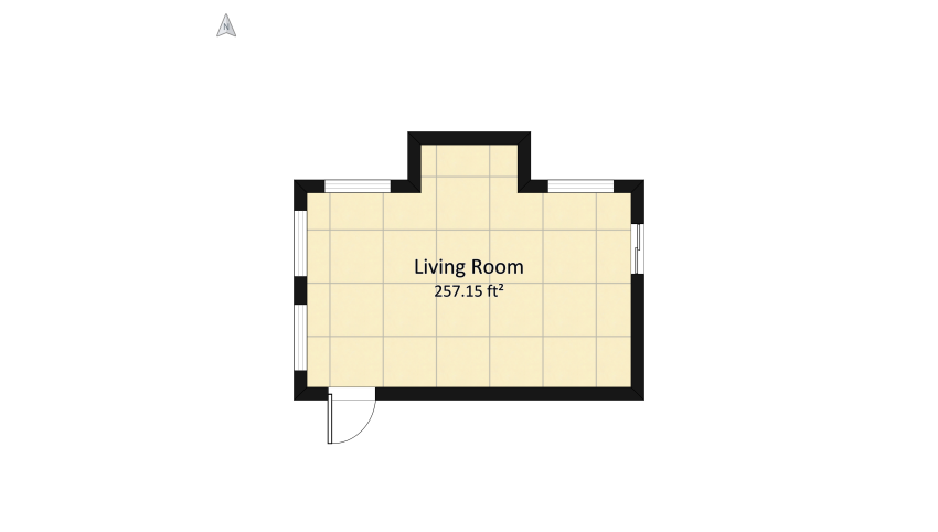 Single Living Room floor plan 26.51