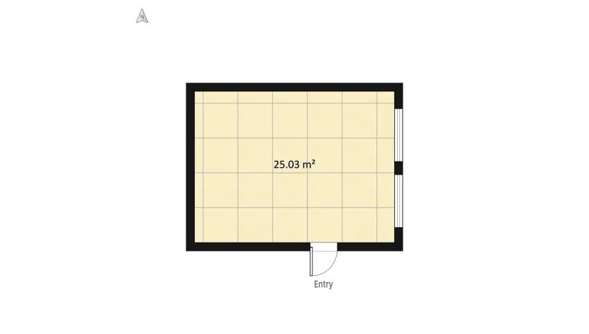 Bohemian Bedroom floor plan 27.51