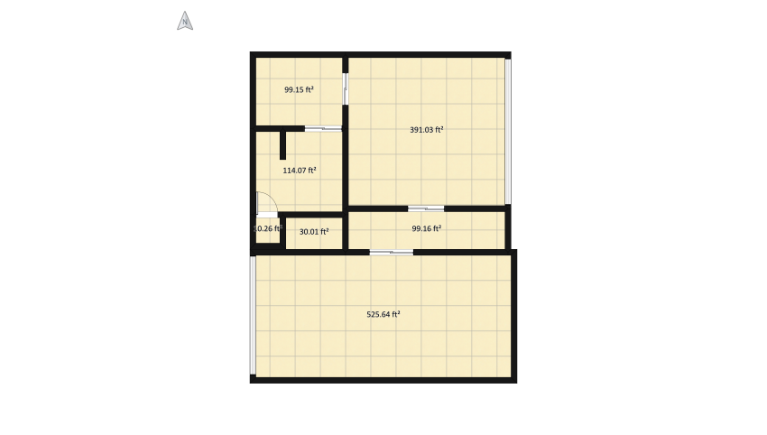 Isloated nature floor plan 131.28