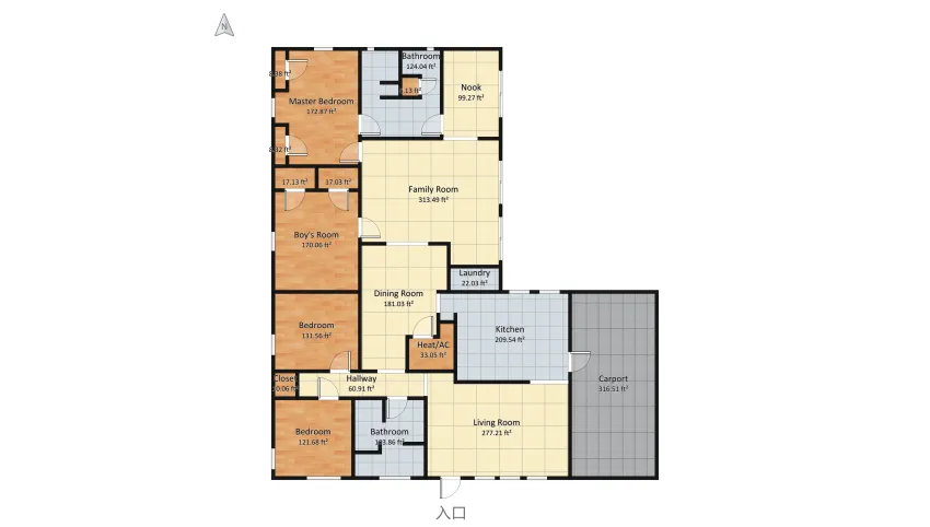 A Little More for the Fam floor plan 245.69