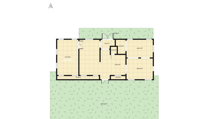 Chalet in the mountains floor plan 430.12