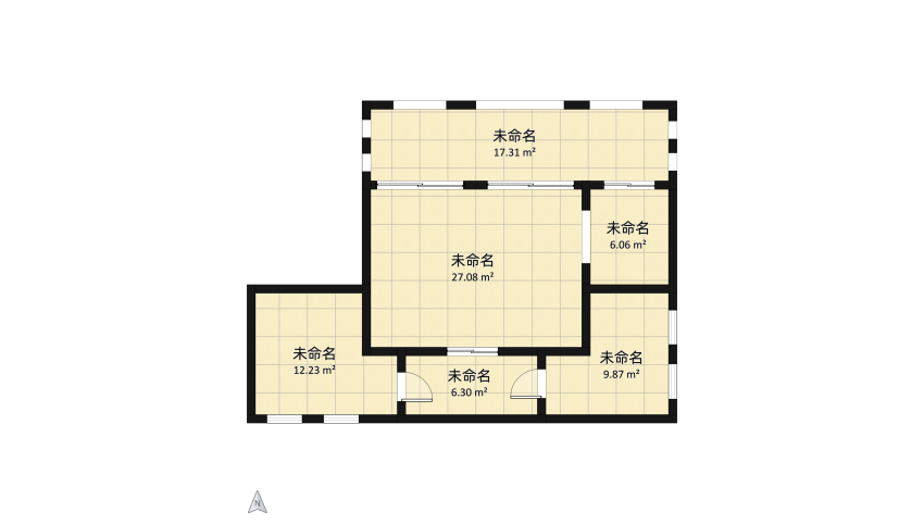 Bohemian Home floor plan 78.86