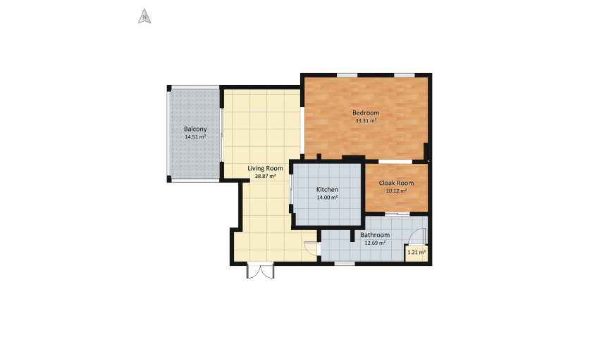 House in Manhattan floor plan 139.84