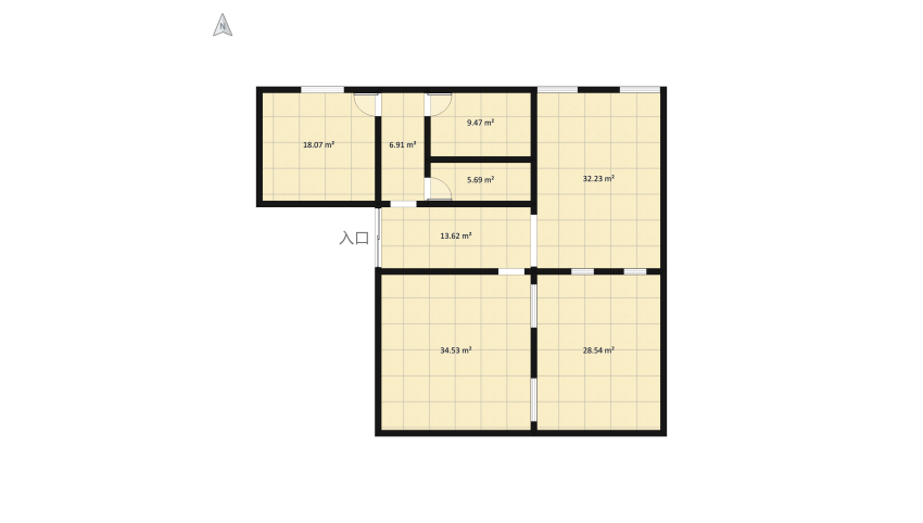 Home floor plan 165.88