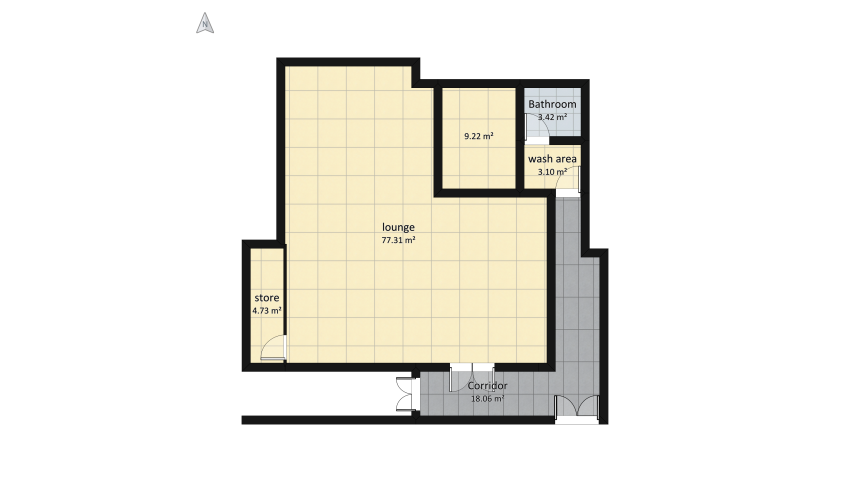 Basement lounge floor plan 131.21