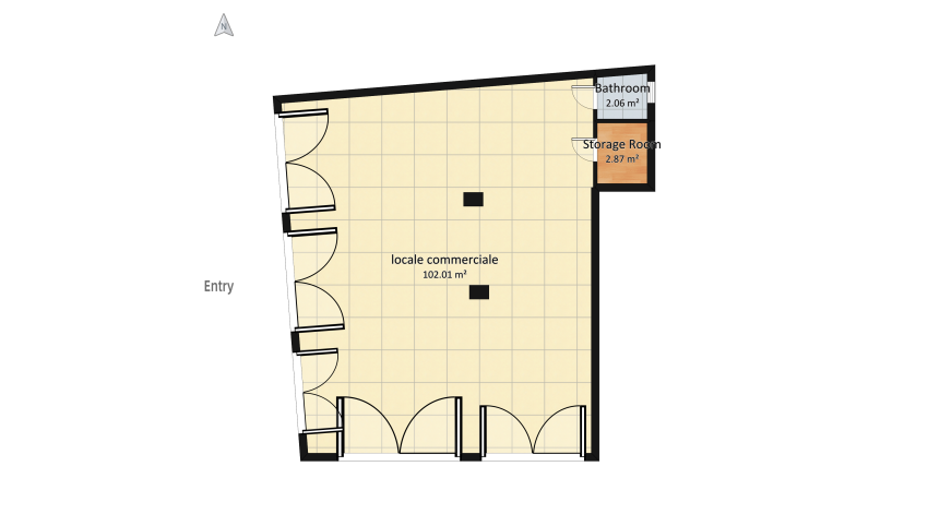 Canudo_commerciale floor plan 112.87