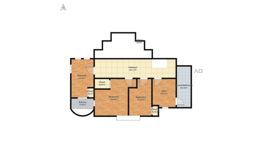 Copy of Group 2 house project design floor plan 2363.81