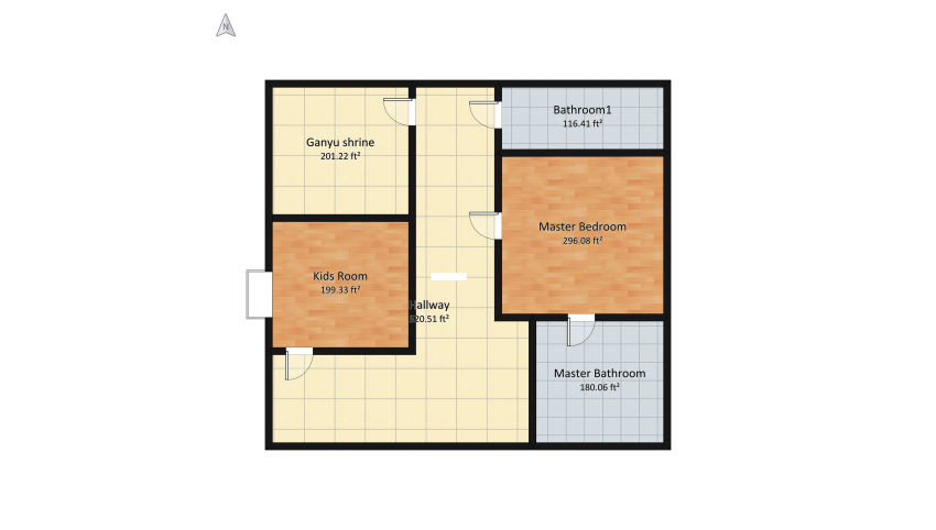 First house floor plan 468.55