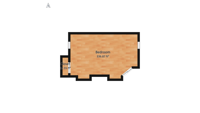McCracken- Bedroom Floorplan floor plan 36.09