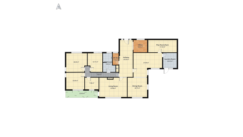 Granville - Wraparound floor plan 244.14