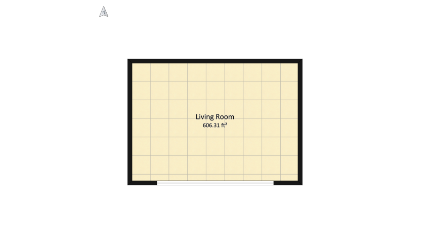 50's era livingroom floor plan 60.05