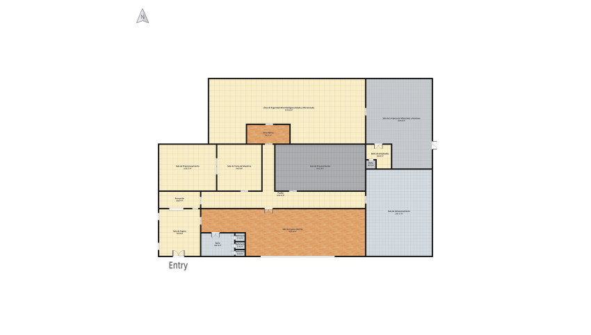 Laboratorio de Análisis floor plan 1652.21
