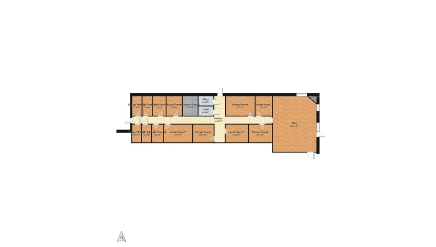 Nova Depot Break room floor plan 226.86