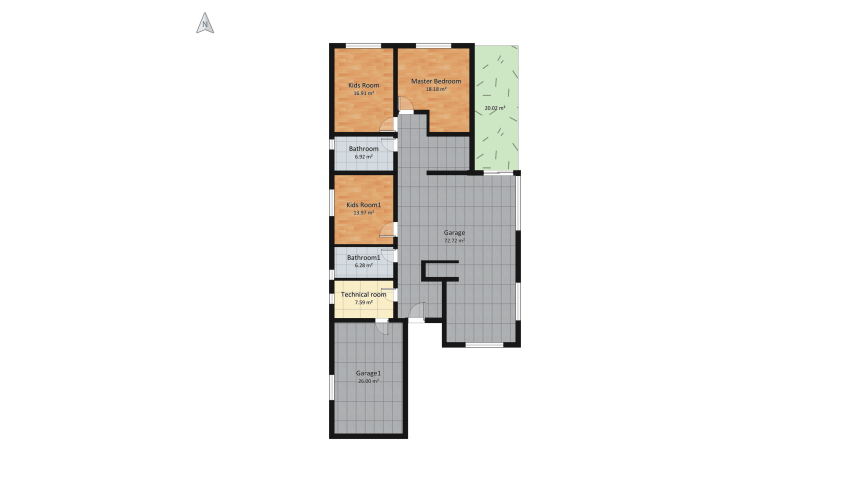 Proiect casa V13 floor plan 210.2
