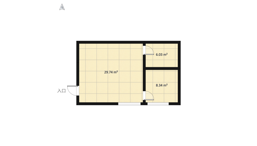 Tiny House 40sqm floor plan 49.48