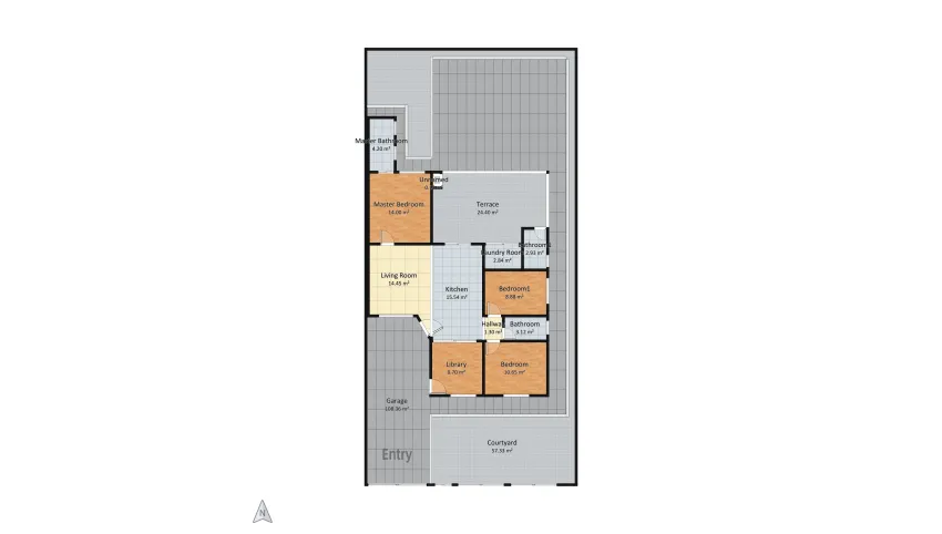 Casa 400 floor plan 276.87