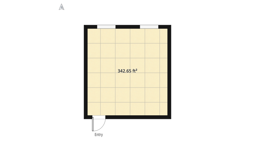 Large room in a private house floor plan 34.61