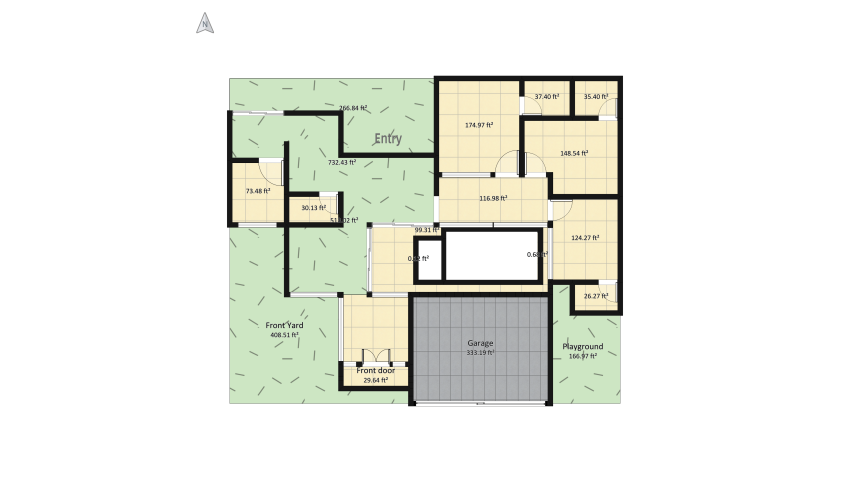 Mini Villa With Private Pool floor plan 1029.91