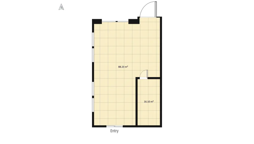 9 Tall Ceiling Living Space / 2 Floors floor plan 140.34