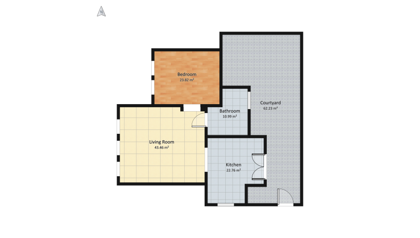 Classic Black and White House floor plan 179.21