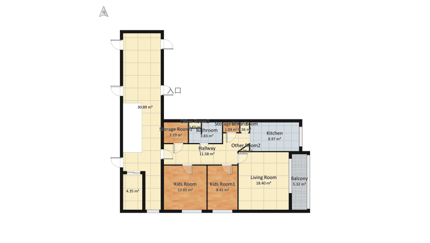 OurFamilyHouse floor plan 221.38