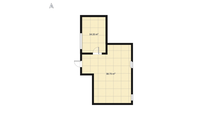 The Loft floor plan 58.5