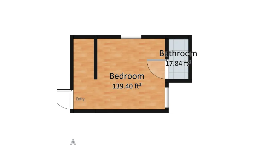 Room for rent floor plan 14.61