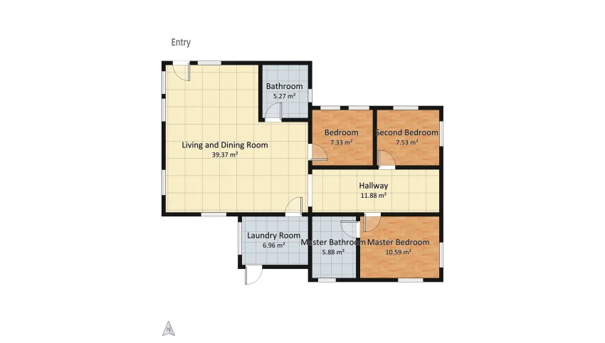 Simple Elegance floor plan 94.82