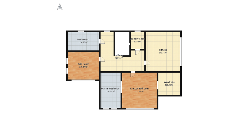 Modern Family House floor plan 329.34