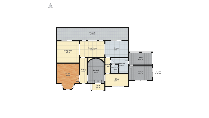 Ivy House floor plan 555.21