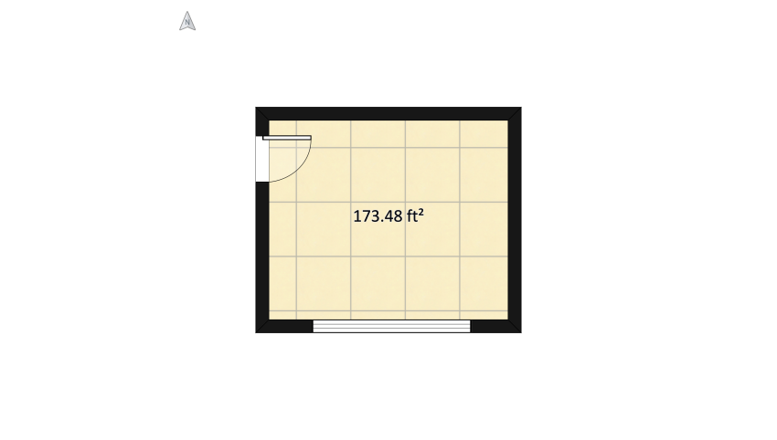 neutral modern/ scandinavian bedroom floor plan 18.11