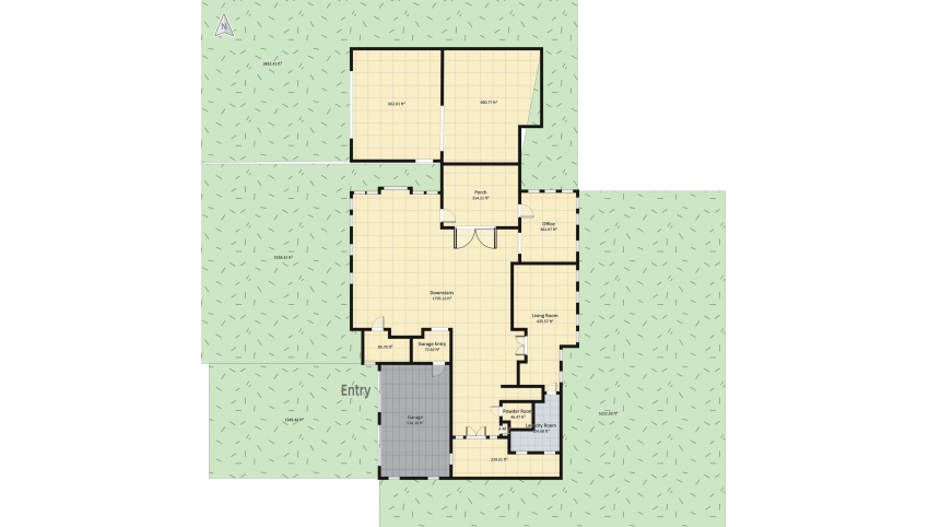 Modern Farm House floor plan 2002.93