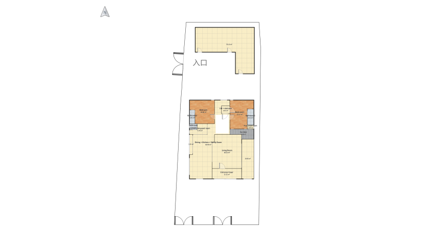 Villa near church_copy floor plan 614.38