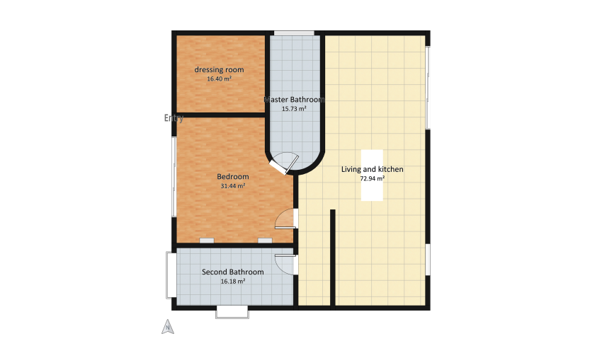 SIMPLE AND MODERN floor plan 305.73