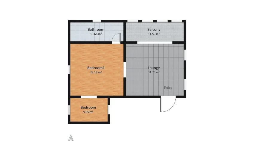 Hufflepuff suite floor plan 92.51